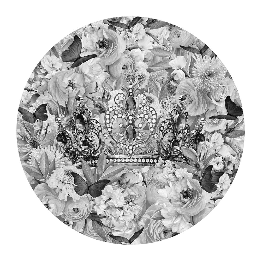Candy Blooms A Crown Black A White art print by Sue Skellern for $57.95 CAD