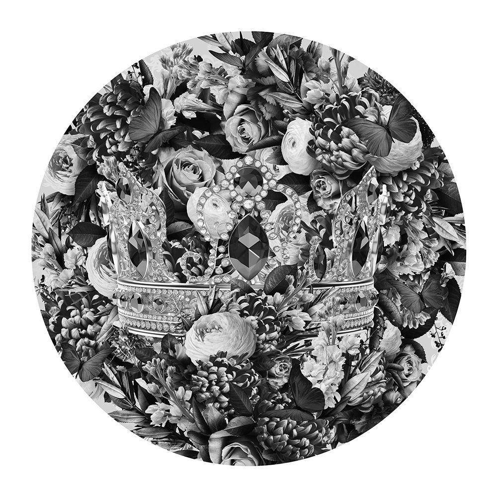 Journey Blooms A Crown Black A White art print by Sue Skellern for $57.95 CAD