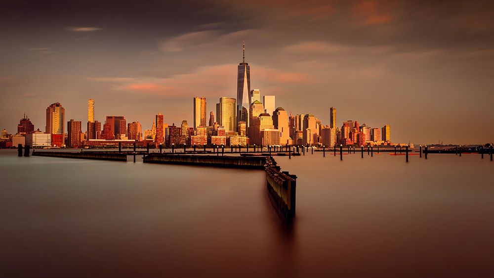Lower Manhattan Radiance art print by Wei Dai for $57.95 CAD
