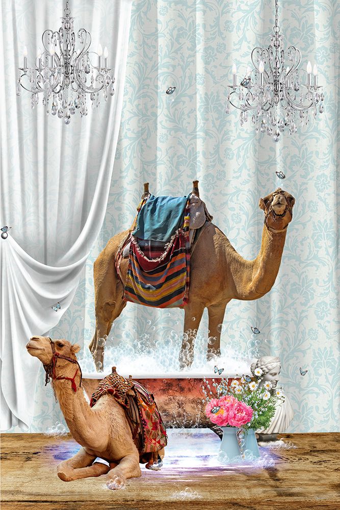 Camels A Bubbles art print by Sue Skellern for $57.95 CAD