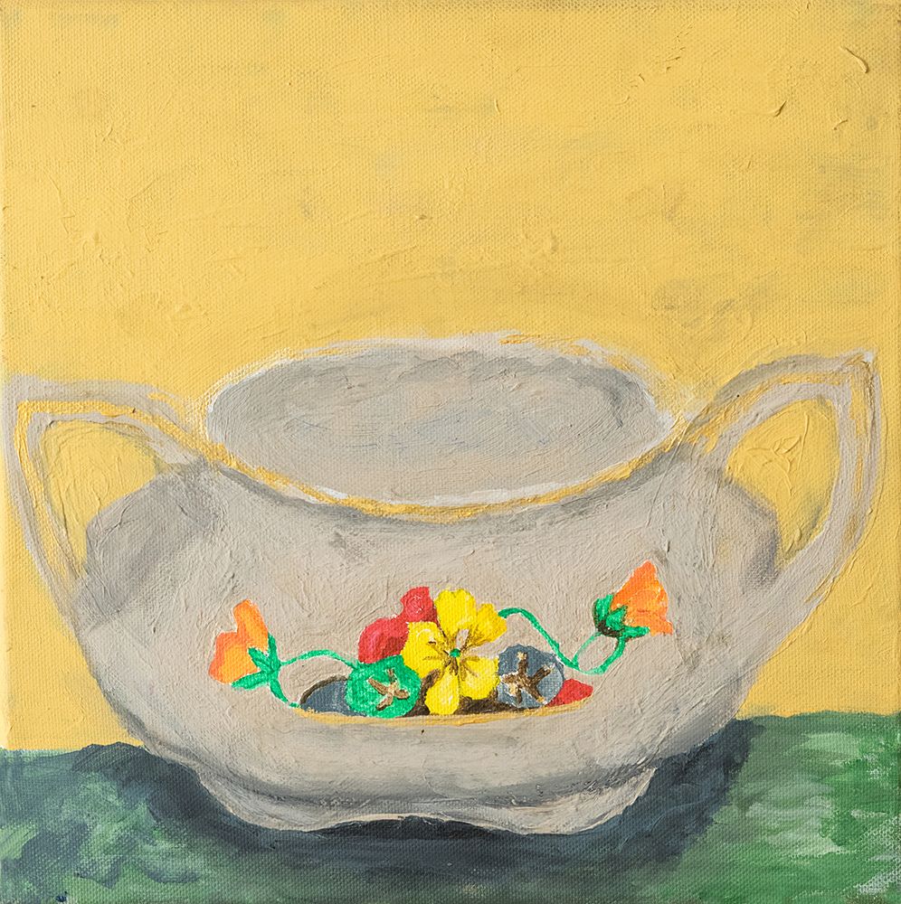 Jar With Flowers art print by Dale Hefer for $57.95 CAD