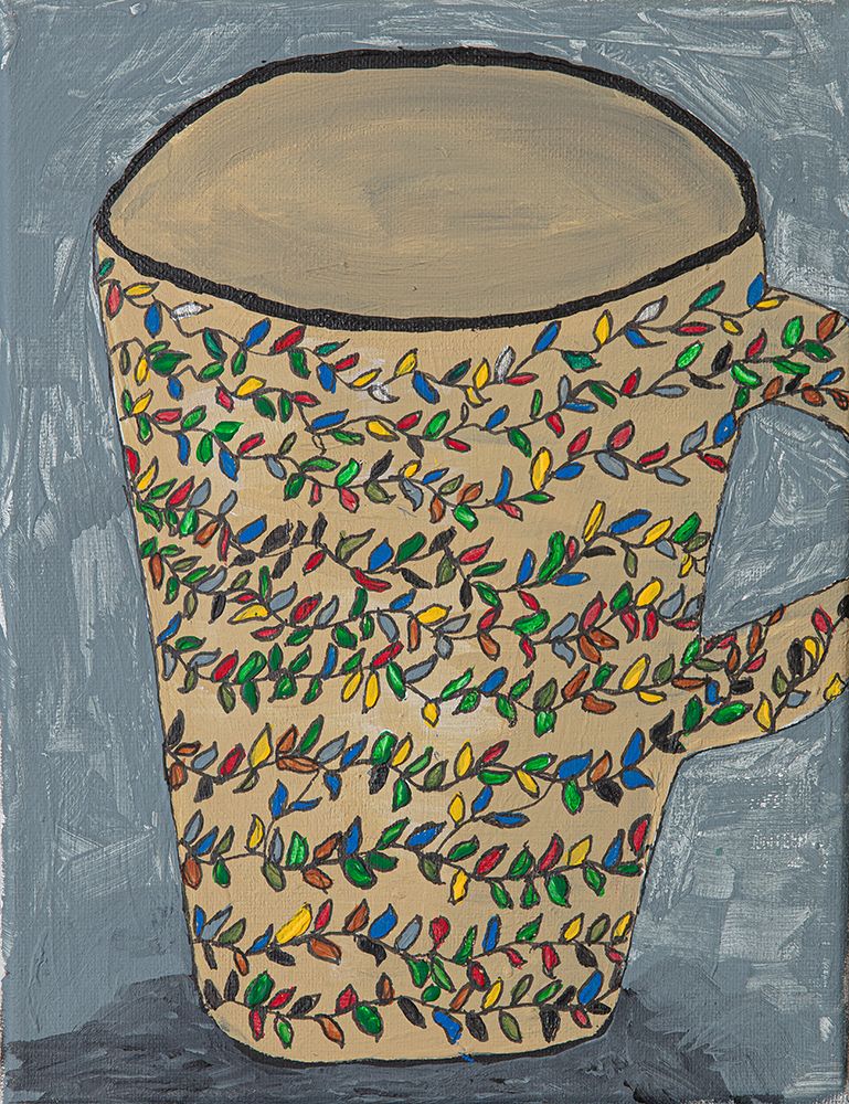 Mug With Leaves art print by Dale Hefer for $57.95 CAD