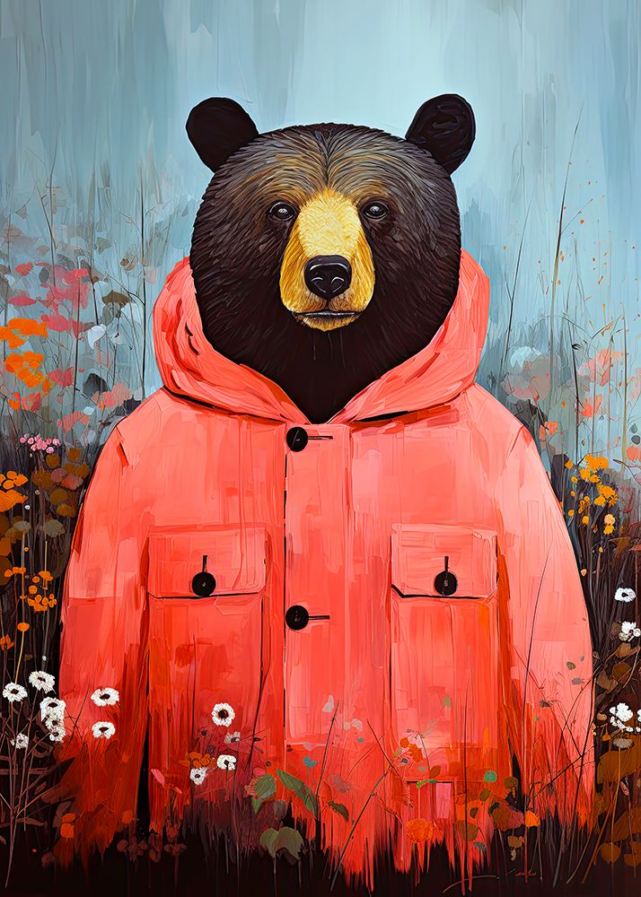Bear Animal Art #Bear art print by Justyna Jaszke for $57.95 CAD