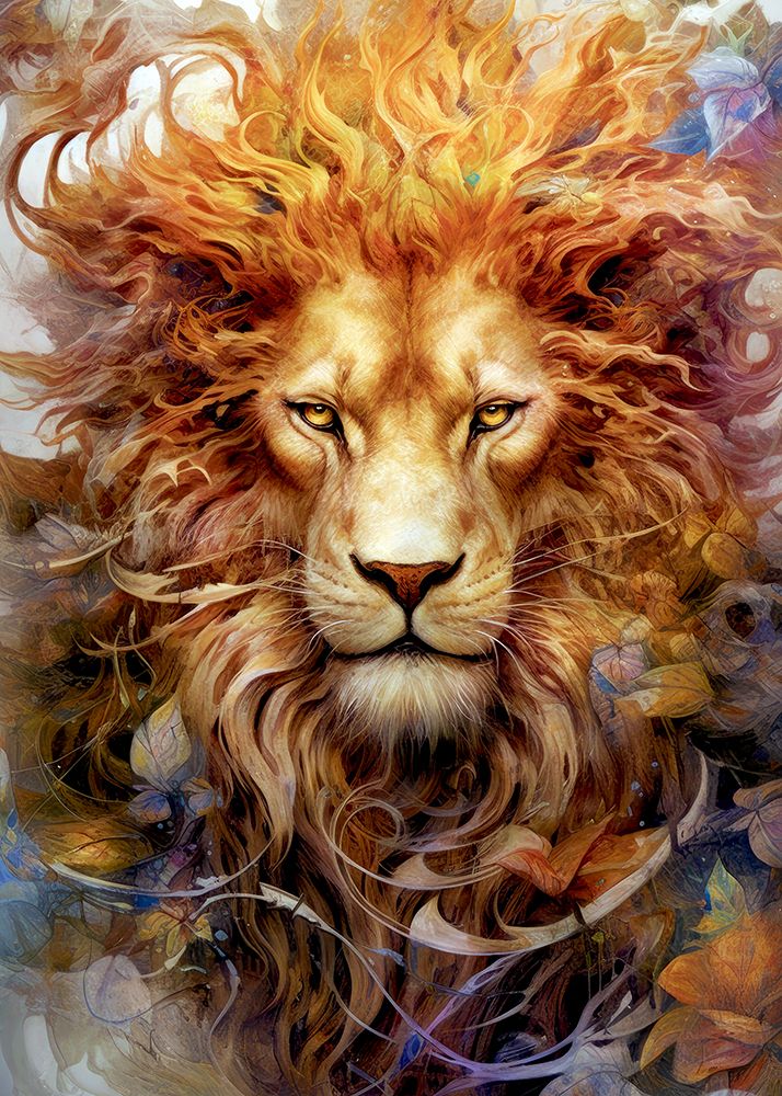 Lion Animal Art #Lion art print by Justyna Jaszke for $57.95 CAD