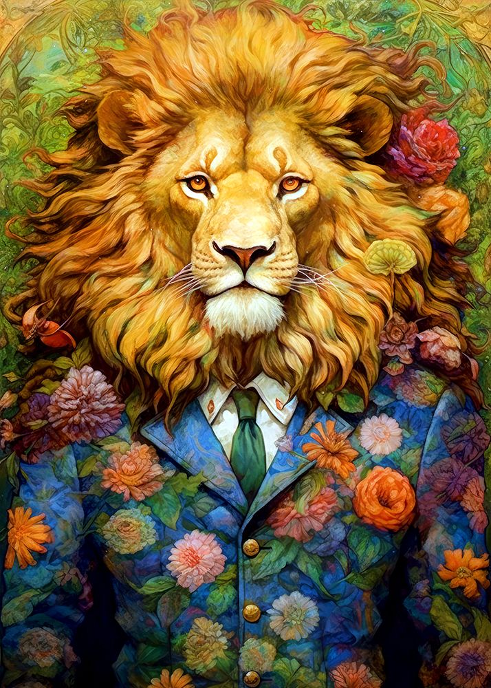 Lion Animal Art #Lion art print by Justyna Jaszke for $57.95 CAD
