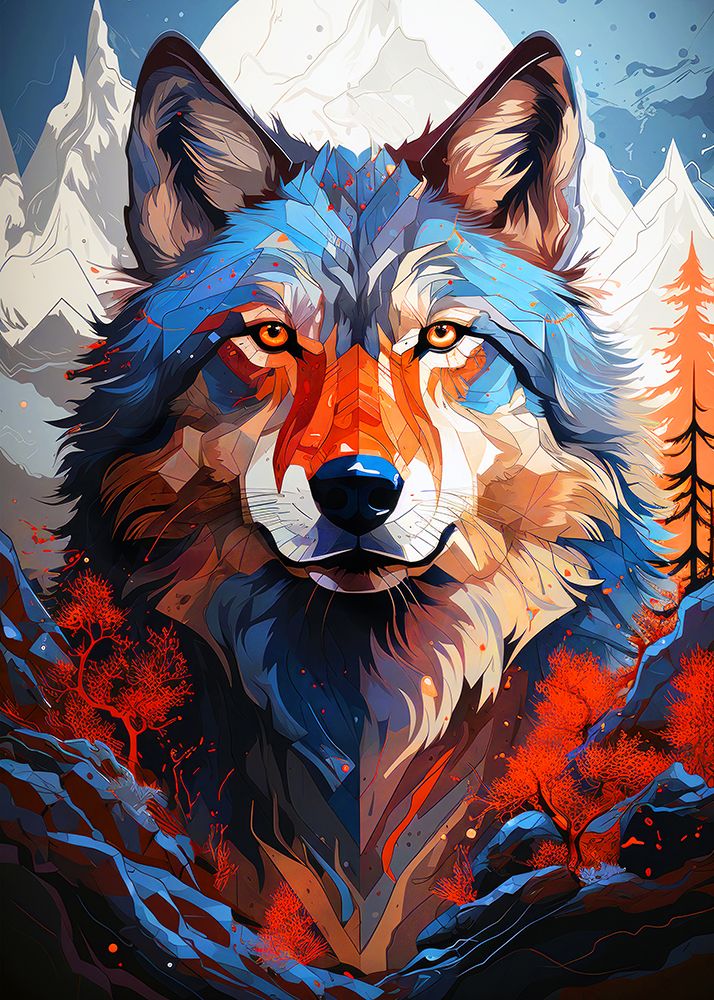 Wolf Animal Art #Wolf art print by Justyna Jaszke for $57.95 CAD