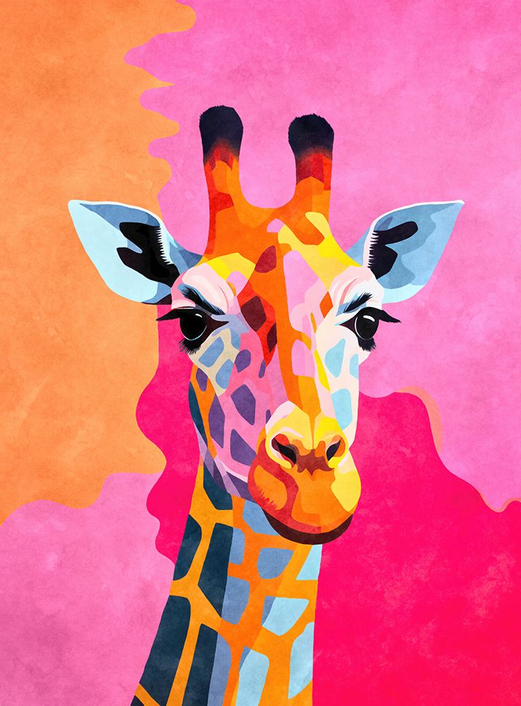 Fancy Girfaffe art print by Andrea Haase for $57.95 CAD