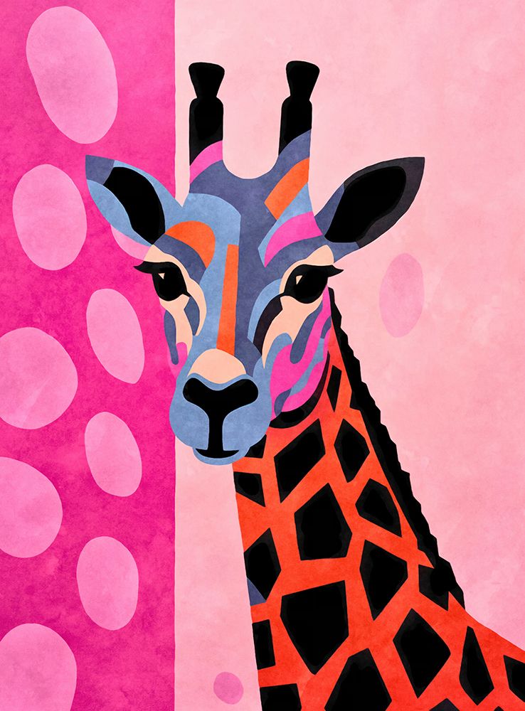 Fancy Girfaffe 002 art print by Andrea Haase for $57.95 CAD