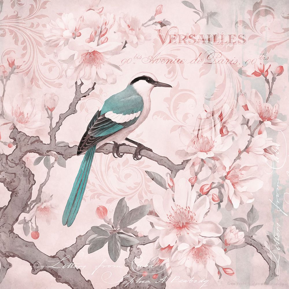 Pastel Pink Springbird art print by Andrea Haase for $57.95 CAD