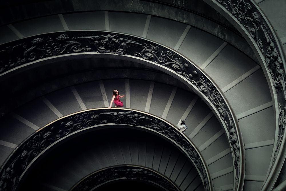Spiral Stairs art print by Lotte Gronkjar for $57.95 CAD