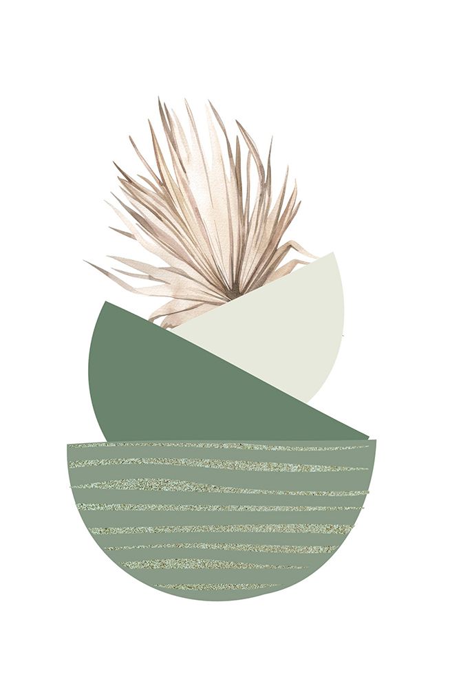 Green Boho 1 art print by Sally Ann Moss for $57.95 CAD