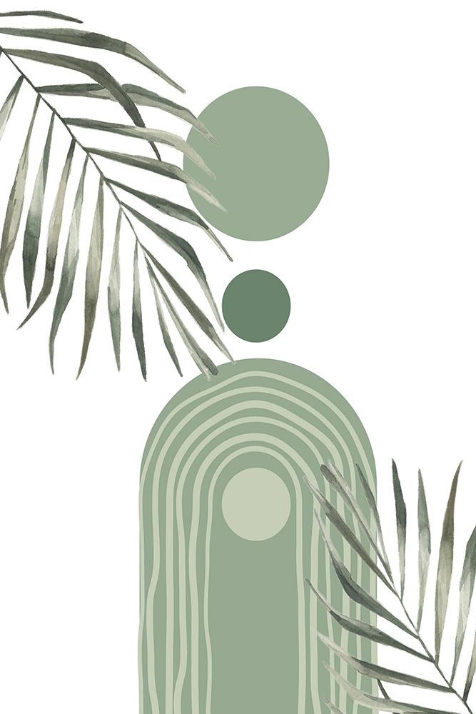 Green Boho 2 art print by Sally Ann Moss for $57.95 CAD