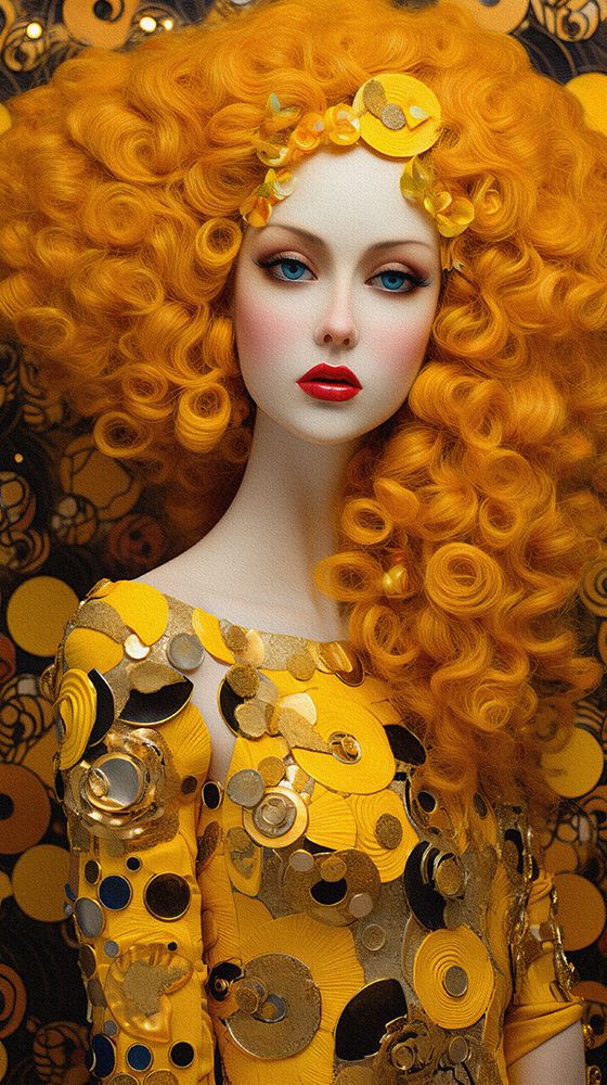 Barbie Von Gustav Klimt 5 art print by Bilge Paksoylu for $57.95 CAD