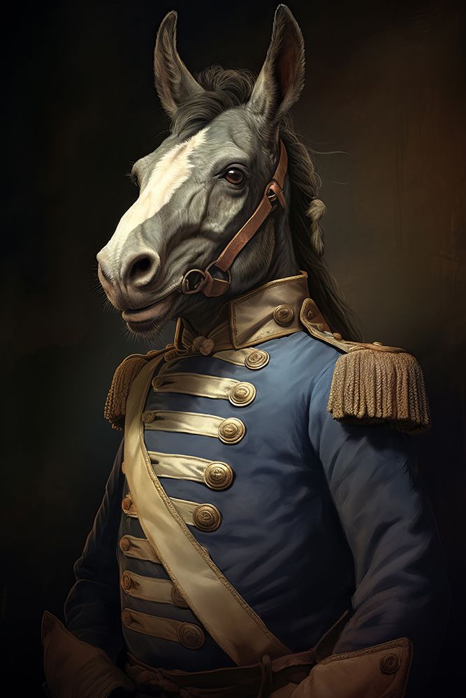 Donkey In Costume 1 art print by Bilge Paksoylu for $57.95 CAD