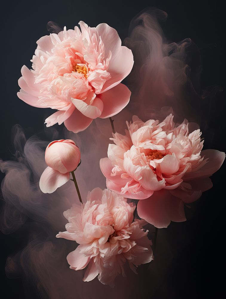 Flowers In Steam 2 art print by Bilge Paksoylu for $57.95 CAD