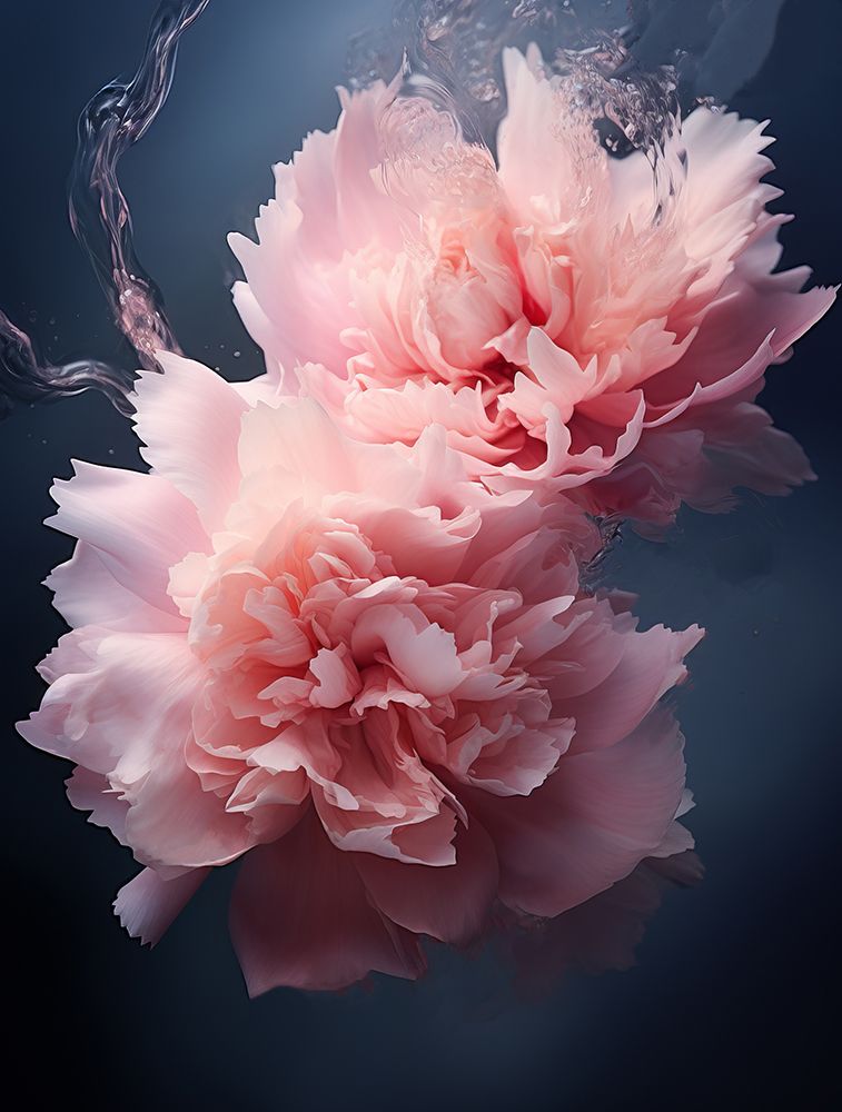 Flowers In Water 1 art print by Bilge Paksoylu for $57.95 CAD