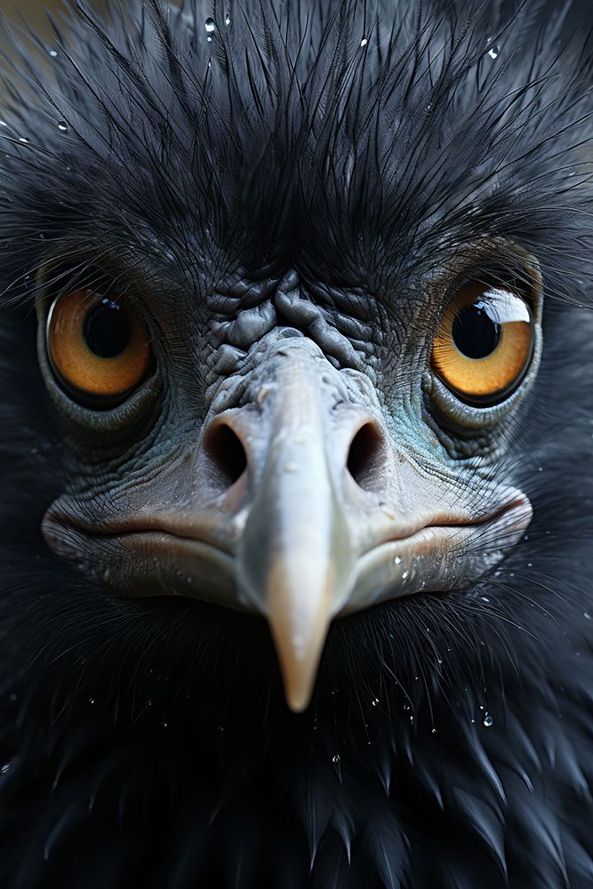 Ostrich 4 art print by Bilge Paksoylu for $57.95 CAD