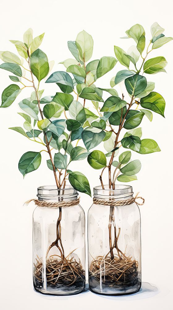 Plants 1 art print by Bilge Paksoylu for $57.95 CAD