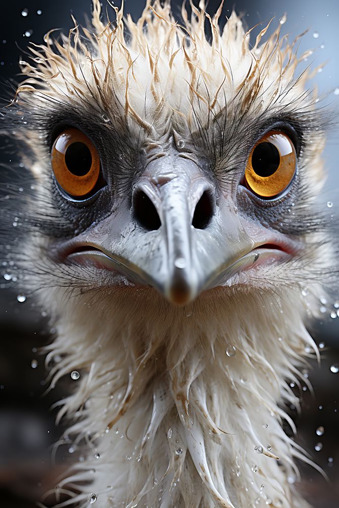 Ostrich 5 art print by Bilge Paksoylu for $57.95 CAD