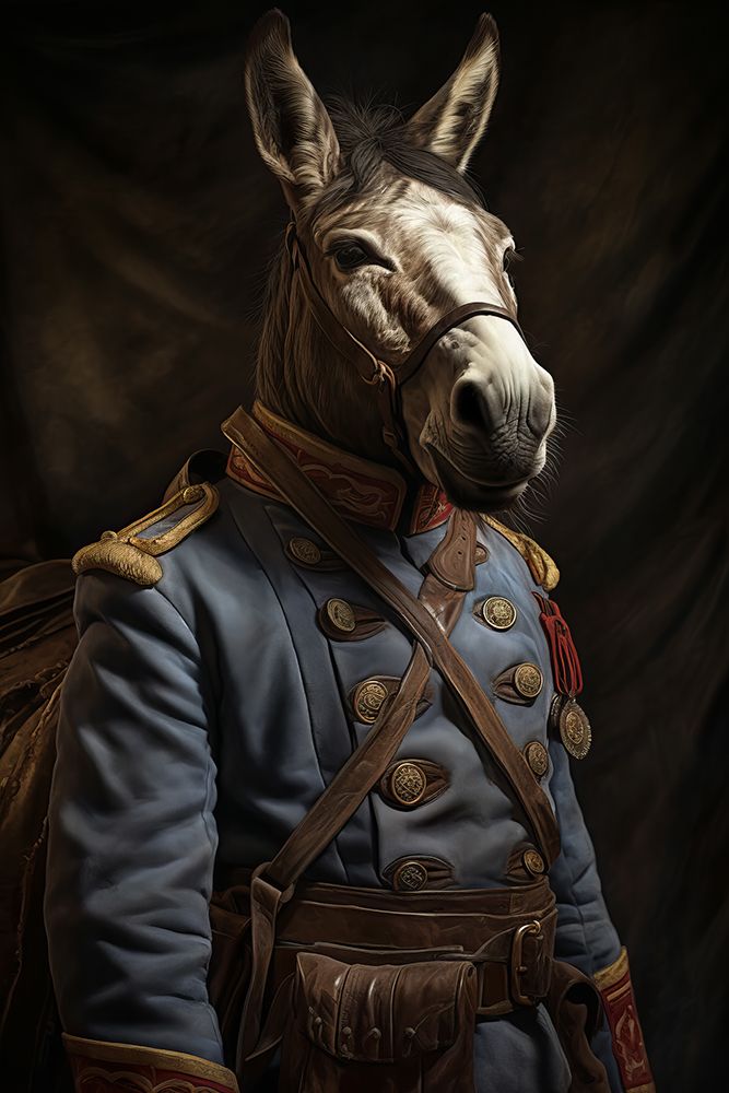 Donkey In Costume 2 art print by Bilge Paksoylu for $57.95 CAD