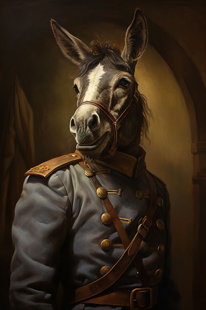 Donkey In Costume 3 art print by Bilge Paksoylu for $57.95 CAD