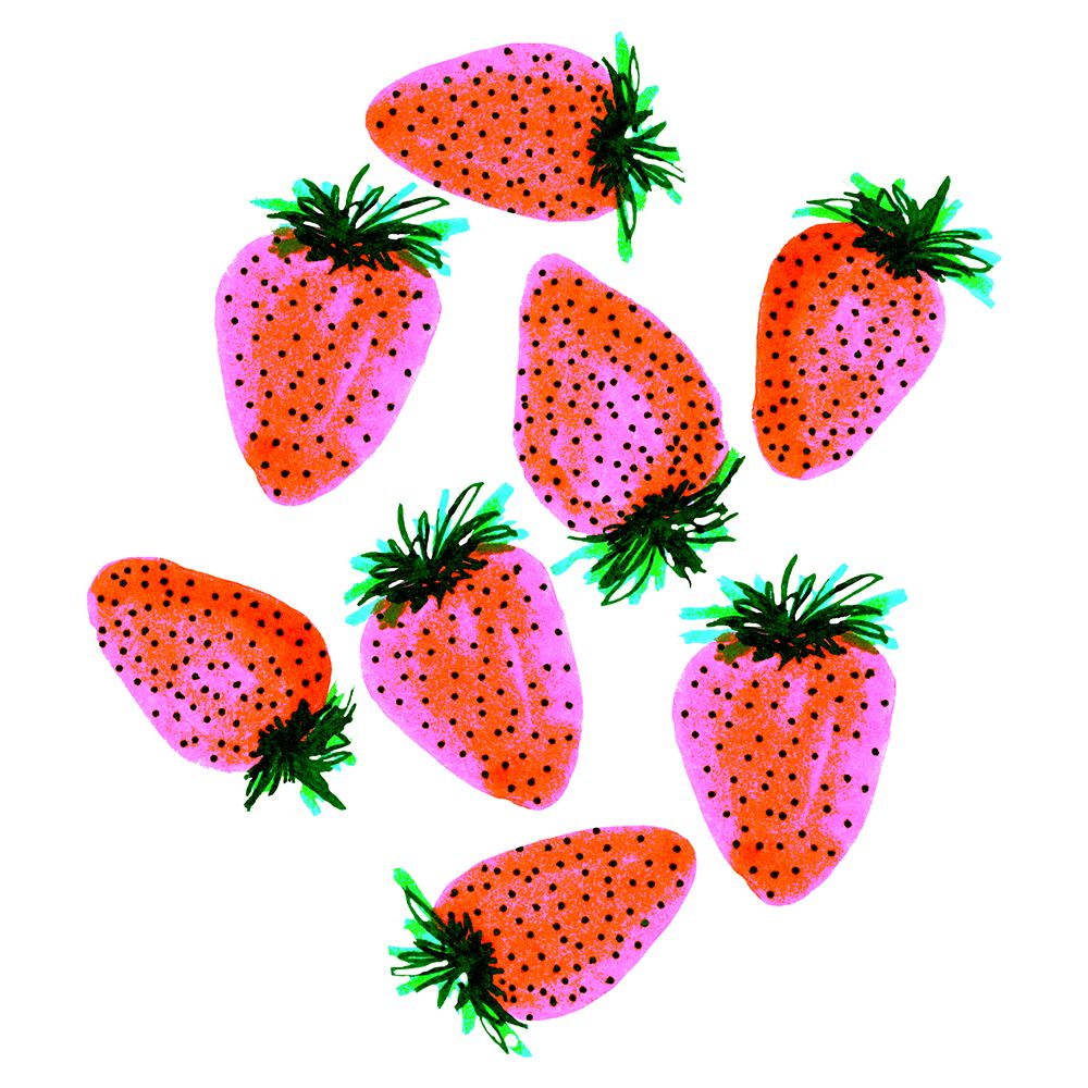 Strawberries 2 art print by Michele Channell for $57.95 CAD