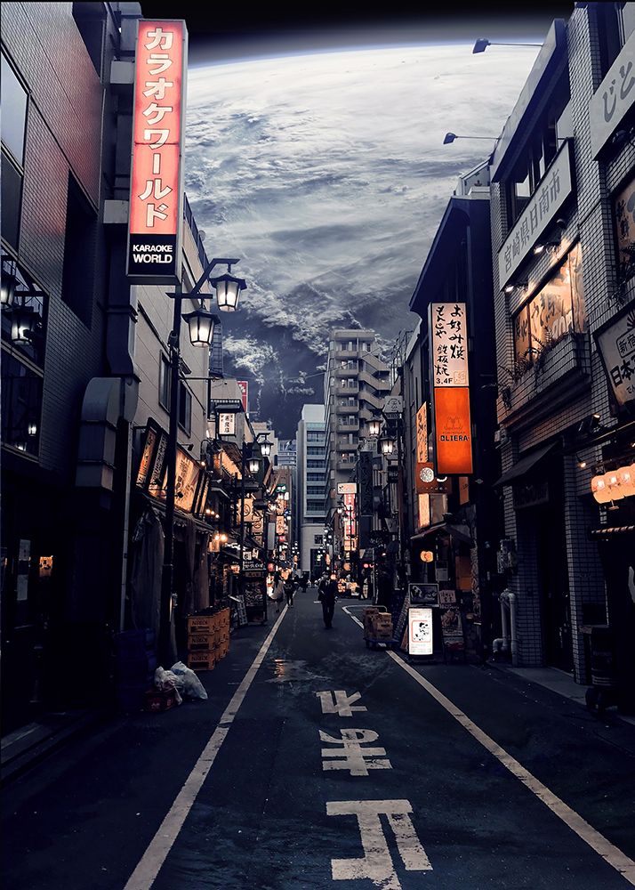 Street Japan Space art print by Al Barizi for $57.95 CAD
