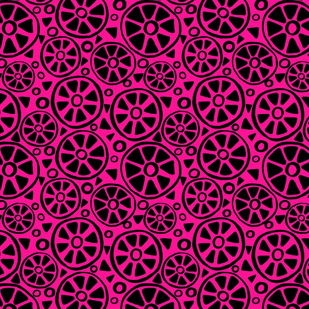 Black On Pink Slices art print by Michele Channell for $57.95 CAD