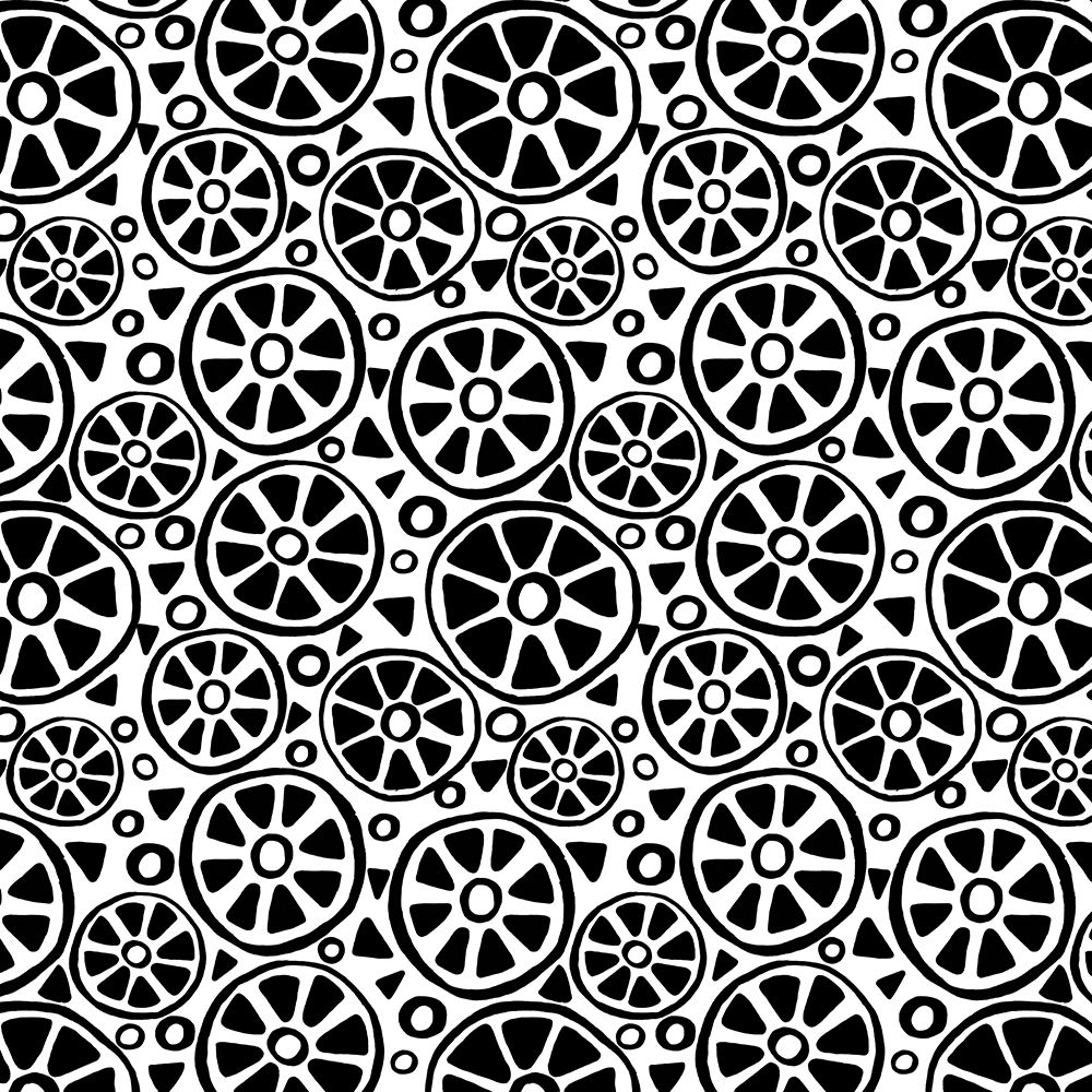 Black On White Slices art print by Michele Channell for $57.95 CAD
