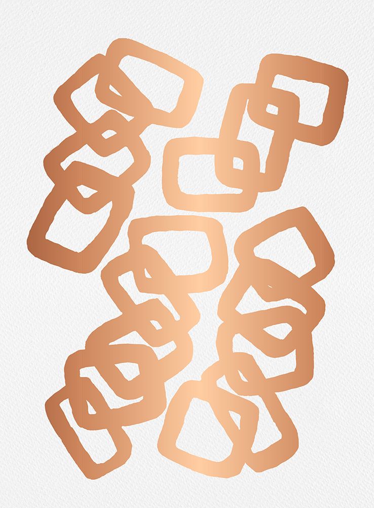 Copper Rectangle Chain art print by Michele Channell for $57.95 CAD