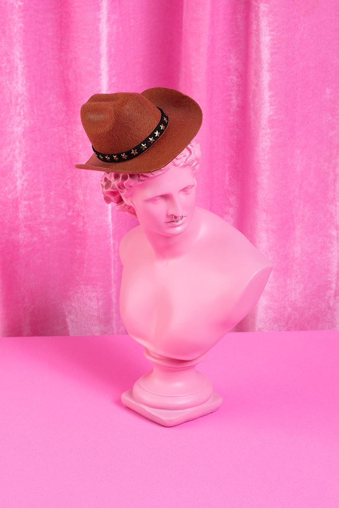 Cowboy In Pink art print by Julia Ramiro for $57.95 CAD