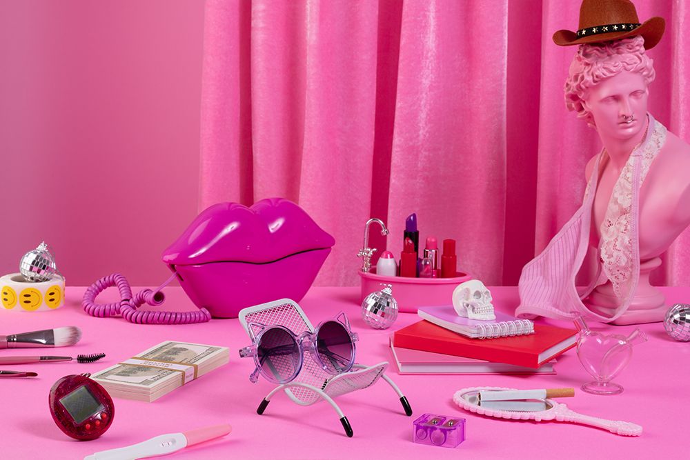 Chaos In The Pink Room art print by Julia Ramiro for $57.95 CAD