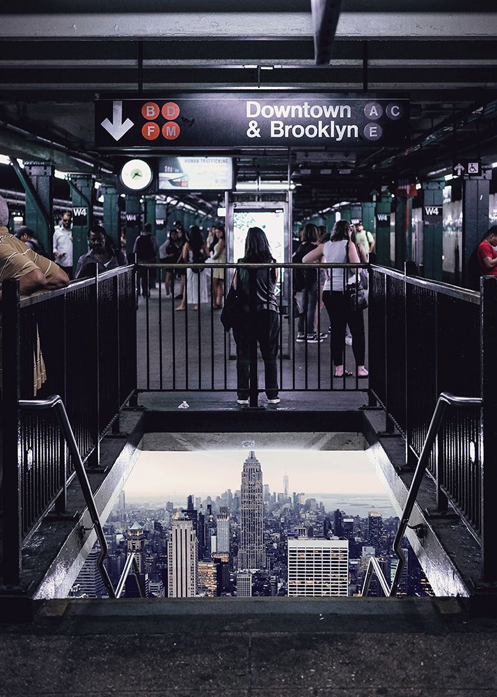 Downtown art print by Al Barizi for $57.95 CAD