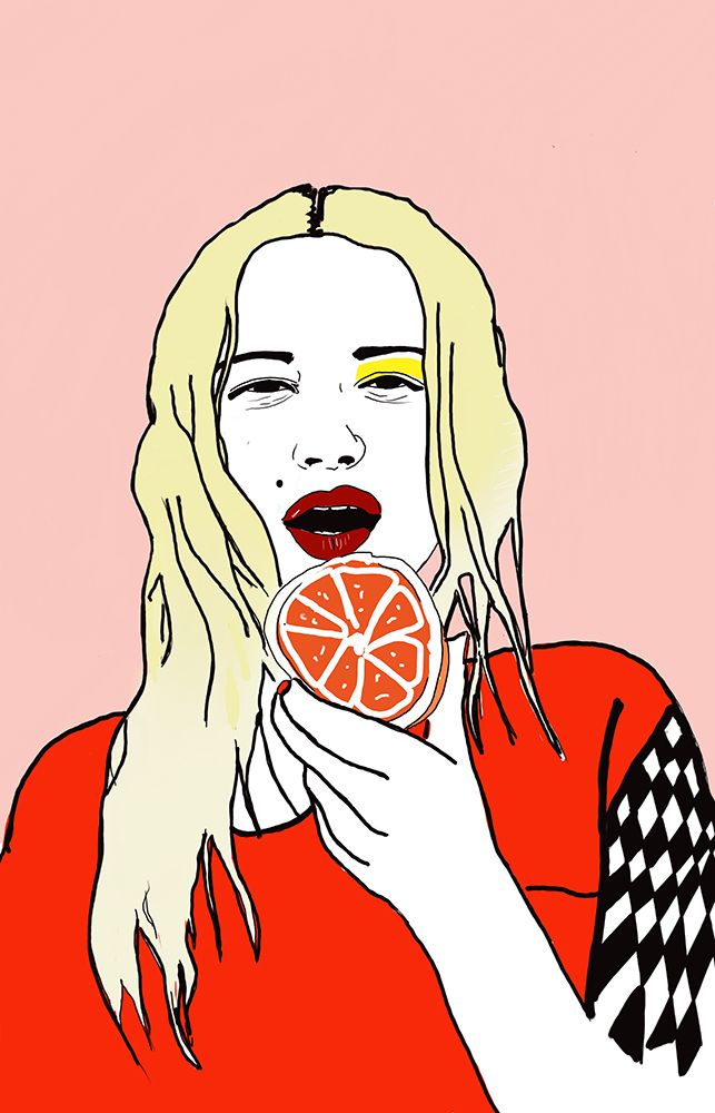 Orange art print by Ana Sneeringer for $57.95 CAD