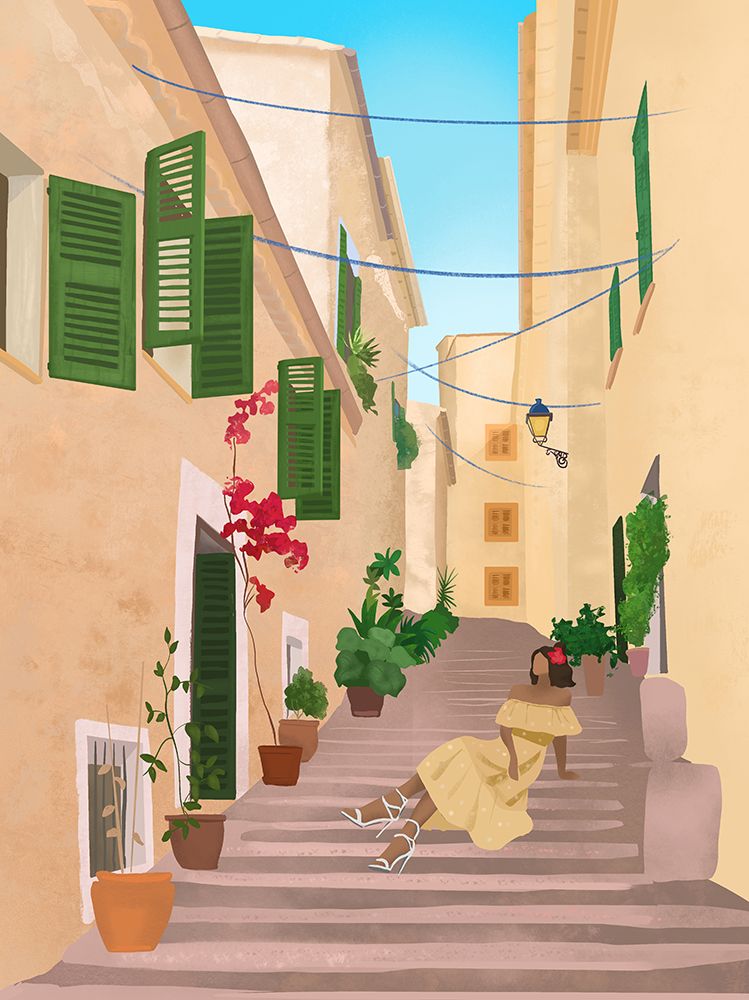 Mallorca Island art print by Petra Lizde for $57.95 CAD