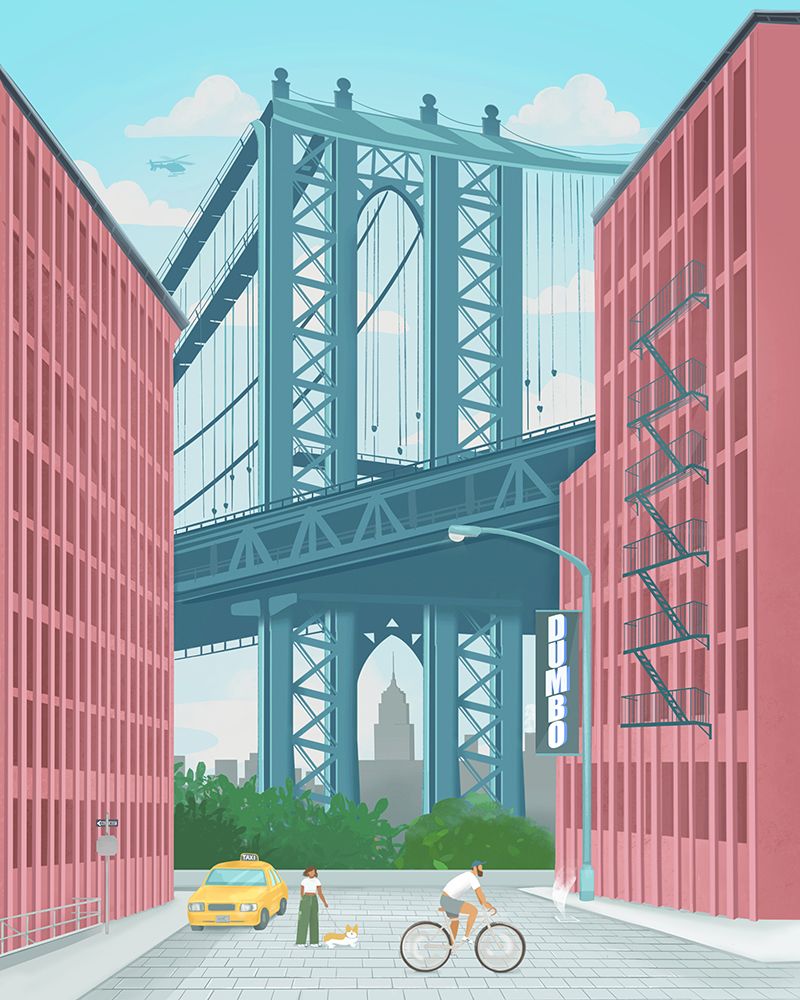 Dumbo, New York art print by Petra Lizde for $57.95 CAD