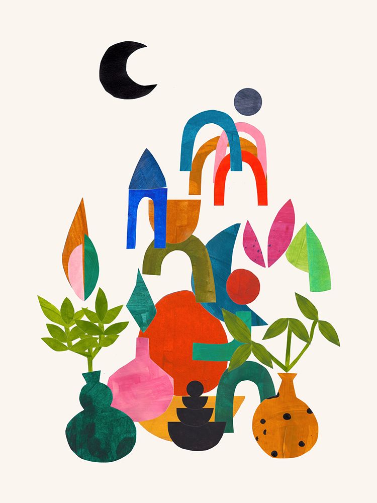 Moon Garden.Png art print by Ejaaz Haniff for $57.95 CAD