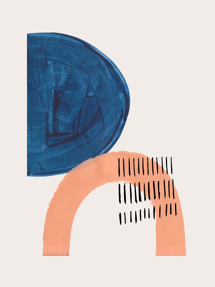 Tan Teal Bounce art print by Ejaaz Haniff for $57.95 CAD