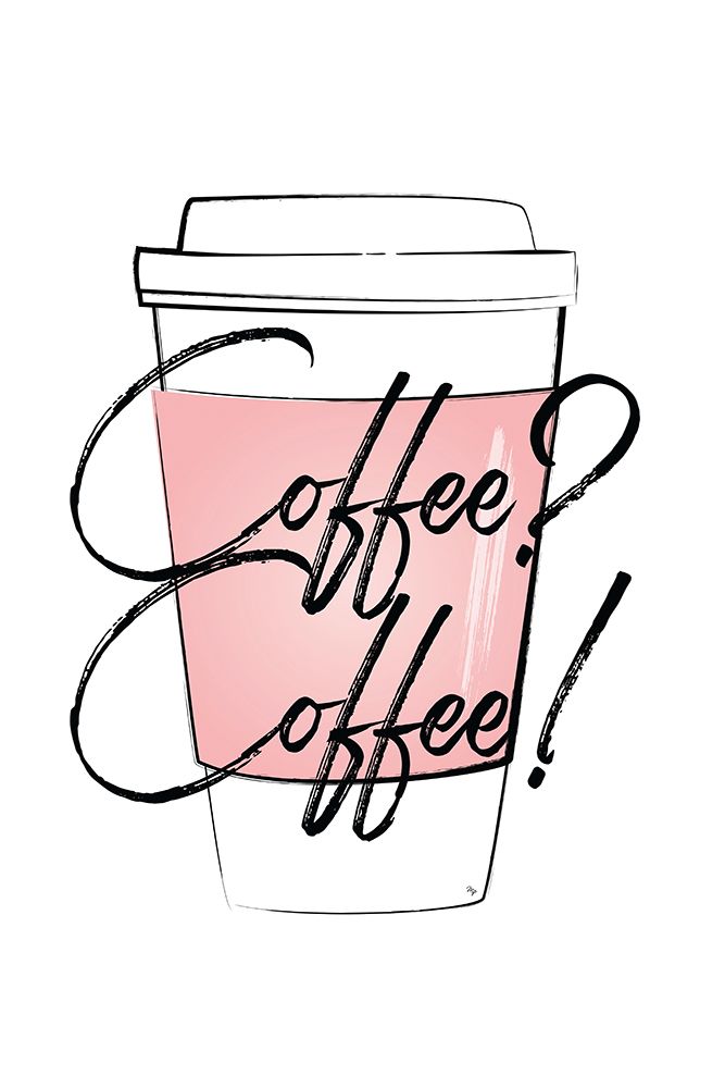 Coffee? Coffee! art print by Martina for $57.95 CAD