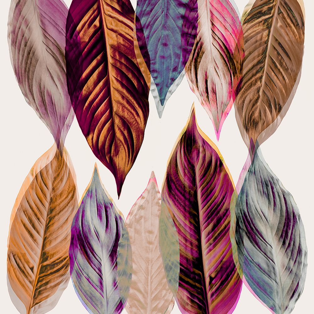 Red And Pink Leaves art print by Mareike Bohmer for $57.95 CAD