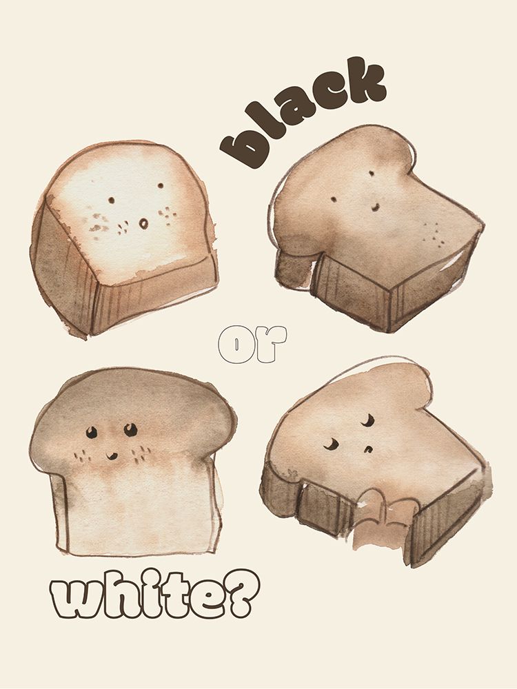 Black Or White ? art print by Ania Zwara for $57.95 CAD