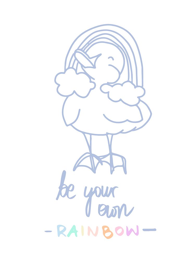 Be Your Own Rainbow art print by Ania Zwara for $57.95 CAD
