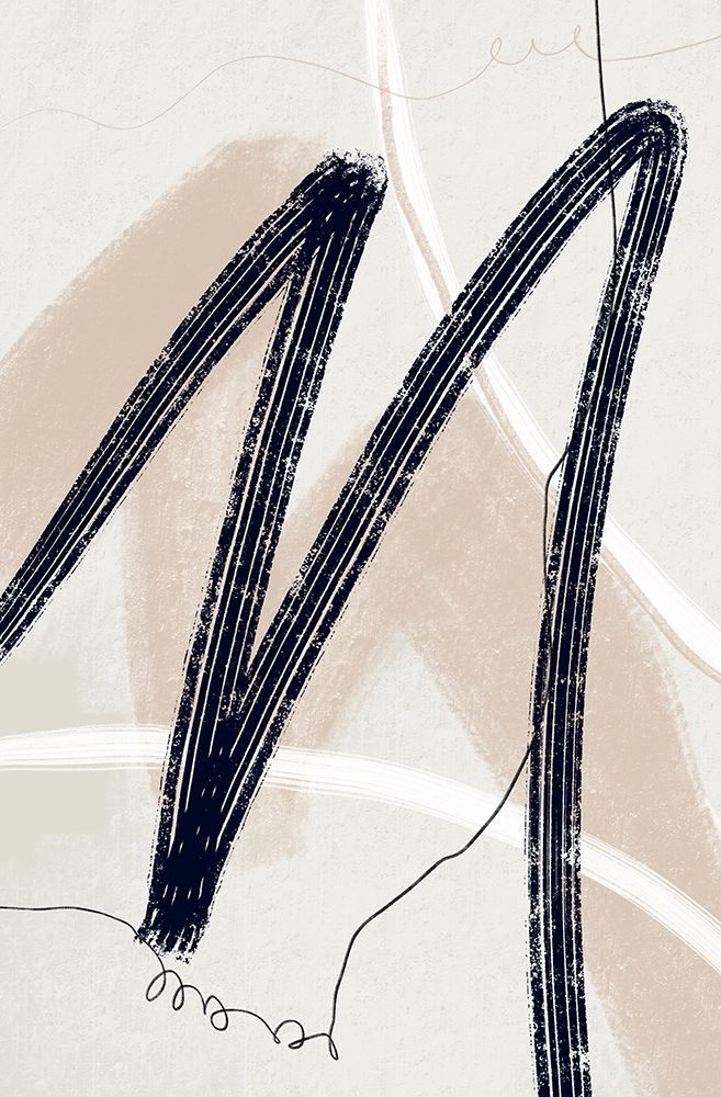 Abstract Lines No. 2 art print by Anne-Marie Volfova for $57.95 CAD
