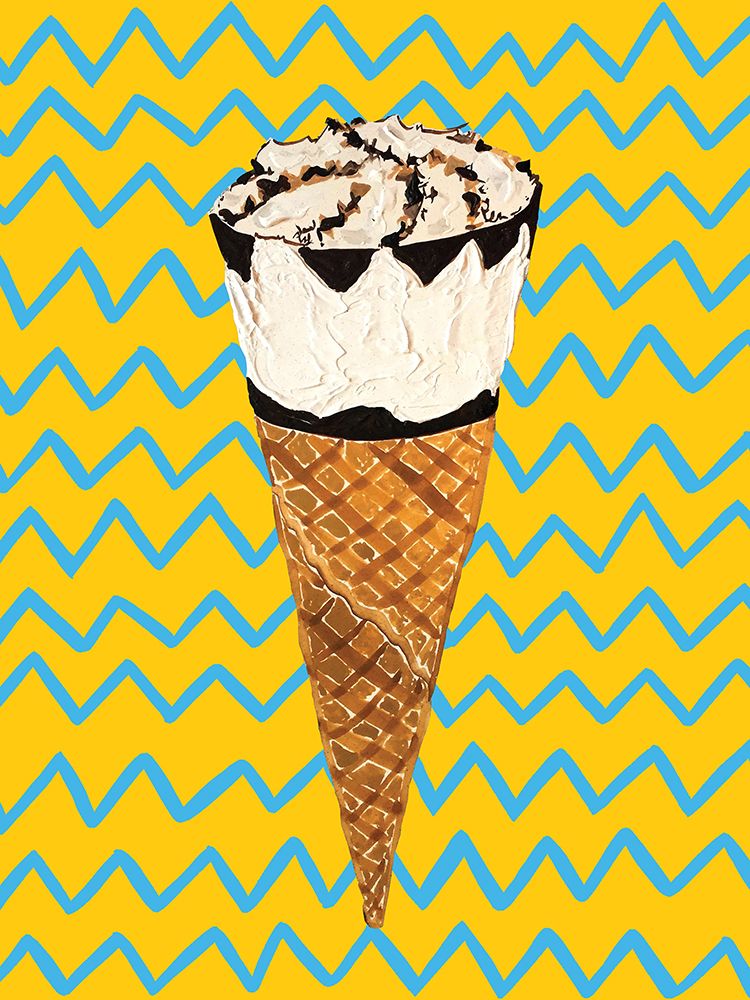 Cornetto Zig Zag art print by Alice Straker for $57.95 CAD