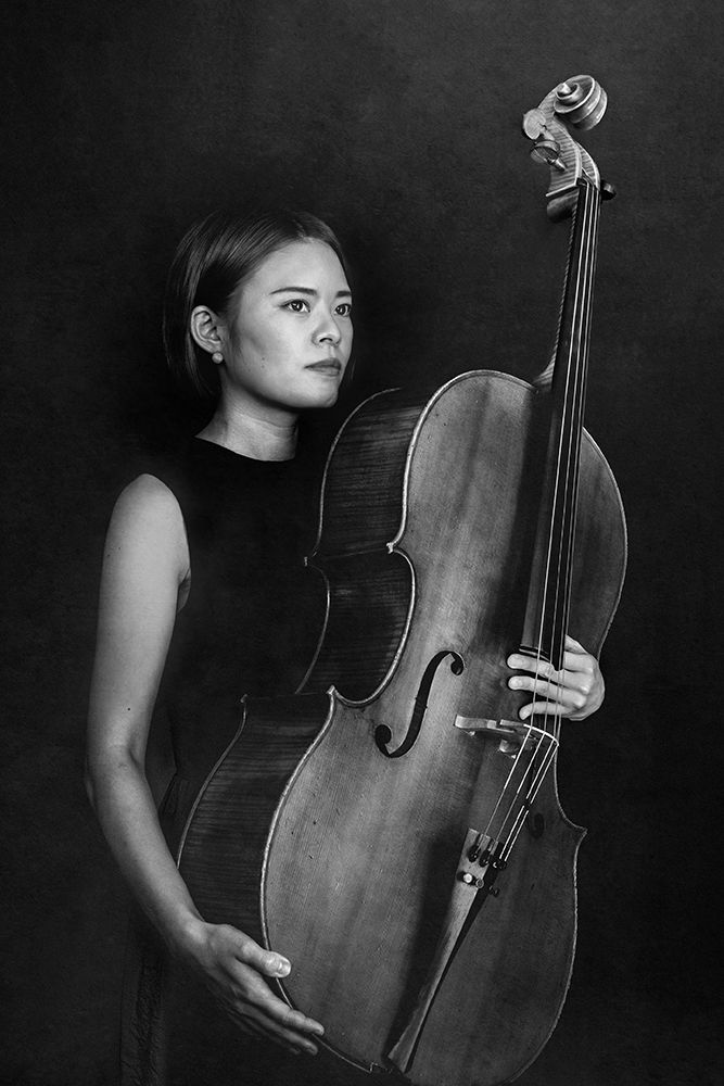 Female Cellist art print by Eiji Yamamoto for $57.95 CAD