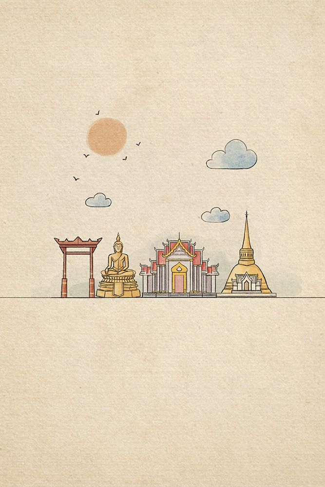 Amazing Bangkok art print by Xuan Thai for $57.95 CAD