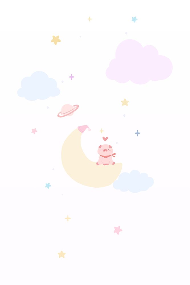 Pig On The Moon art print by Xuan Thai for $57.95 CAD