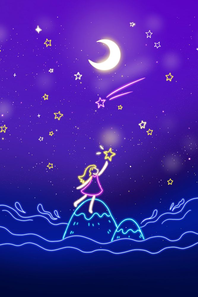 Neon Glow Girl art print by Xuan Thai for $57.95 CAD