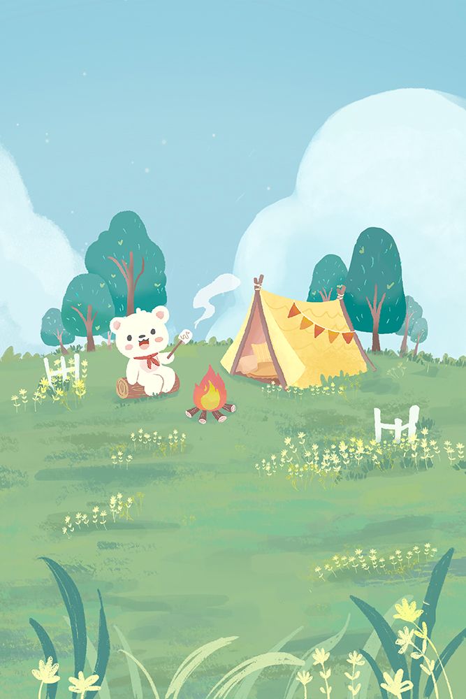 Bears Picnic Day Out art print by Xuan Thai for $57.95 CAD