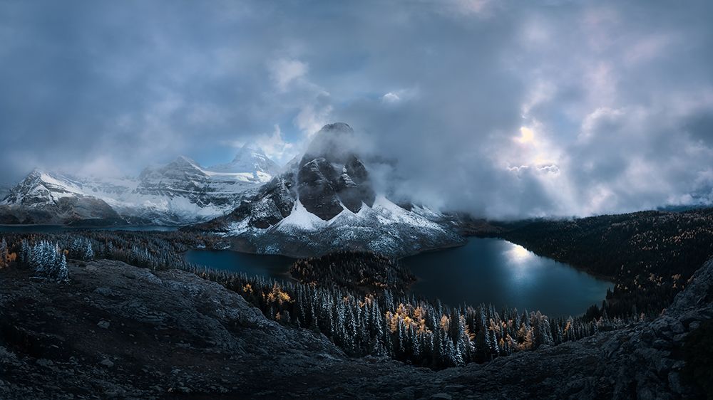 Mount Assiniboine art print by Liguang Huang for $57.95 CAD